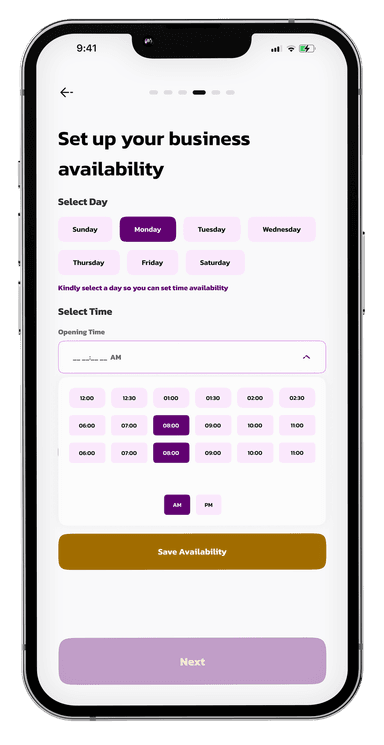Real-Time Availability Update